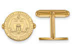 Logoart Sterling Silver Gp Georgia Institute Of Technology Crest Cuff Links