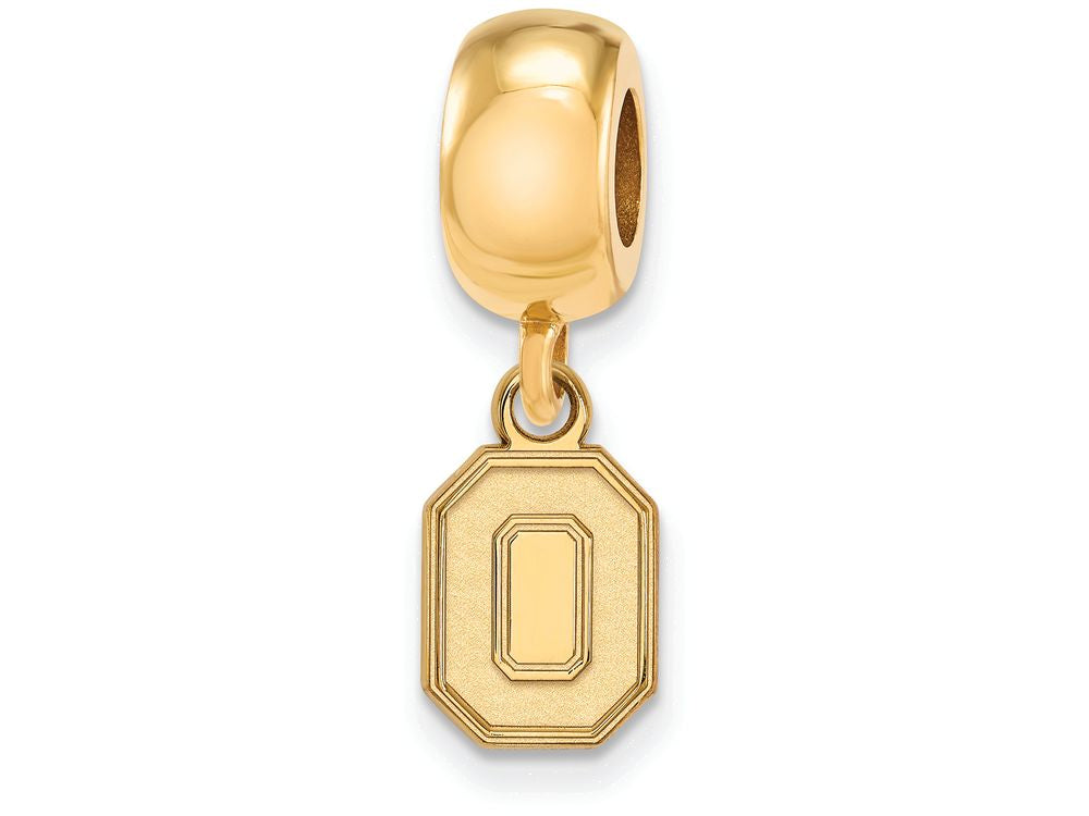 Logoart Sterling Silver Gp Ohio State University Extra Small Dangle Bead Charm