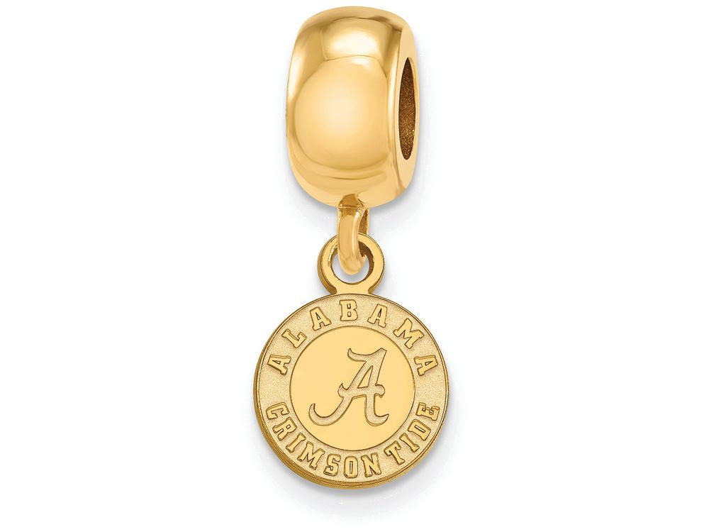 Logoart Sterling Silver Gp University Of Alabama Extra Small Dangle Bead Charm