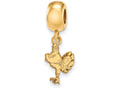 Logoart Sterling Silver Gp Virginia Tech Small Dangle Bead