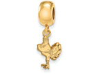Logoart Sterling Silver Gp Virginia Tech Small Dangle Bead