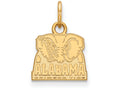 Logoart Sterling Silver Gp University Of Alabama Extra Small Pendant