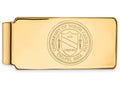 Logoart Sterling Silver Gp University Of North Carolina Money Clip Crest