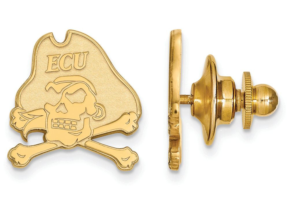 Logoart Sterling Silver Gp East Carolina University Lapel Pin