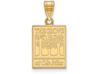 Logoart Sterling Silver Gp University Of Mississippi Medium Pendant
