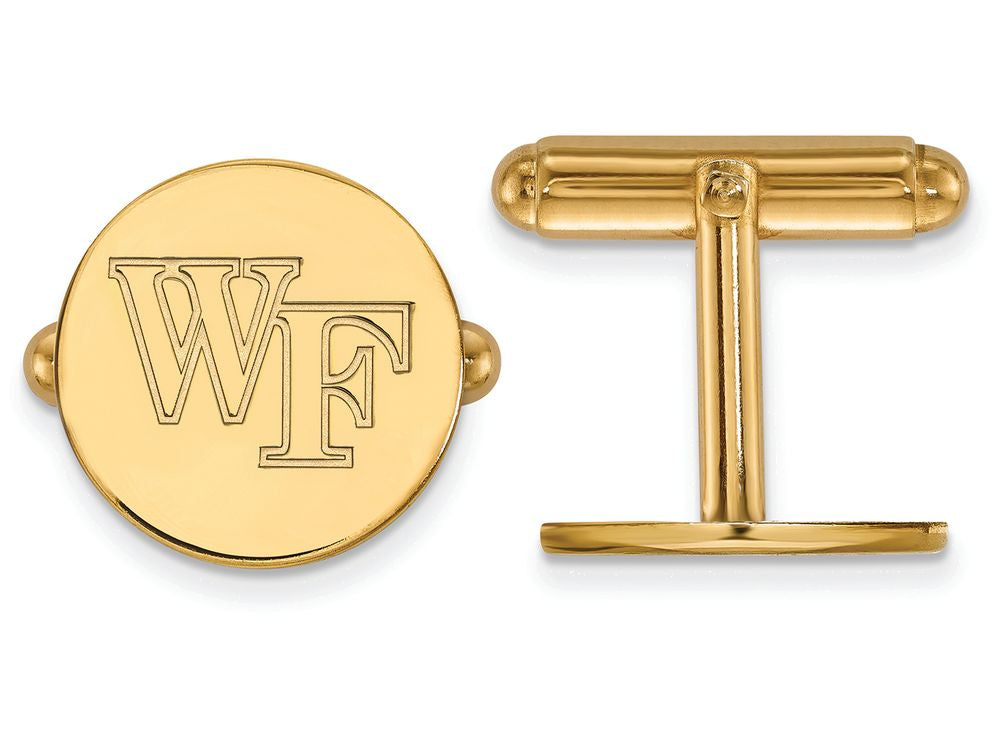 Logoart Sterling Silver Gp Wake Forest University Cuff Links