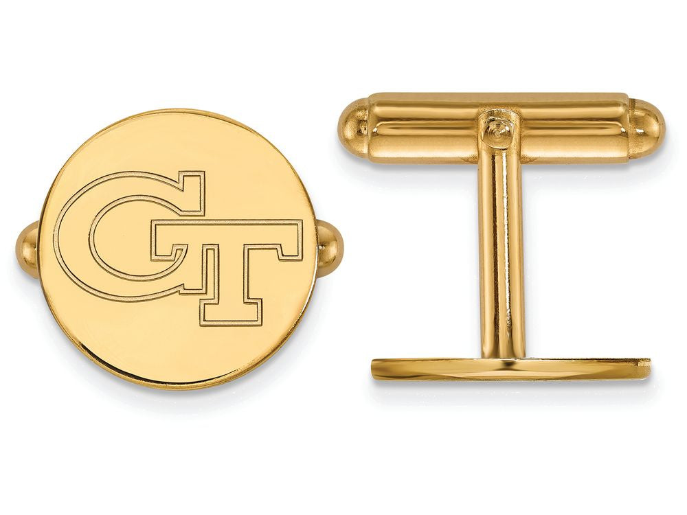 Logoart Sterling Silver Gp Georgia Institute Of Technology Cuff Links