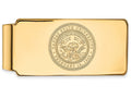 Logoart Sterling Silver Gp Kansas State University Money Clip Crest