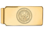 Logoart Sterling Silver Gp Kansas State University Money Clip Crest