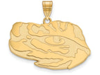 Logoart Sterling Silver Gp Louisiana State University Large Pendant