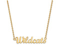 Logoart Sterling Silver Gp Kansas State U Medium Pendant Necklace