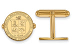 Logoart Sterling Silver Gp Virginia Tech Crest Cuff Link