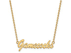 Logoart Sterling Silver Gp U Of South Carolina Medium Pendant Necklace