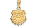 Logoart Sterling Silver Gp University Of Georgia Small Pendant