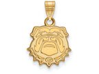 Logoart Sterling Silver Gp University Of Georgia Small Pendant