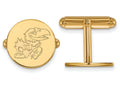 Logoart Sterling Silver Gp University Of Kansas Cuff Link