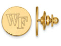 Logoart Sterling Silver Gp Wake Forest University Lapel Pin