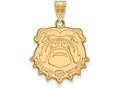 Logoart Sterling Silver Gp University Of Georgia Large Pendant