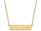 Logoart Sterling Silver Gp University Of Kentucky Small Pendant Necklace