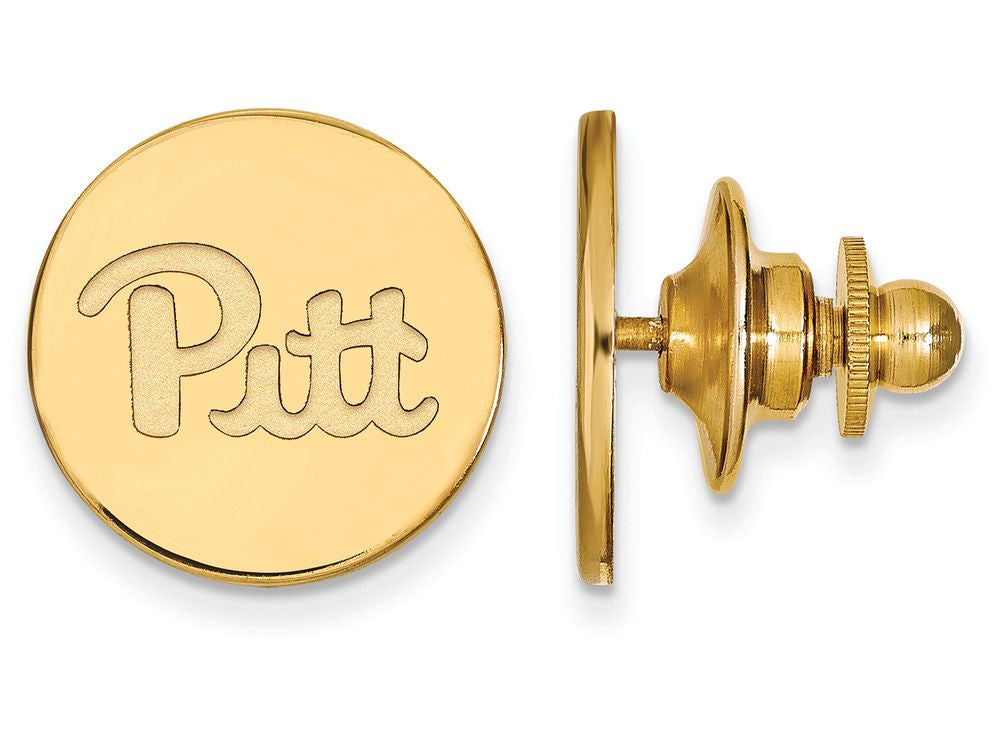 Logoart Sterling Silver Gp University Of Pittsburgh Lapel Pin