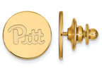 Logoart Sterling Silver Gp University Of Pittsburgh Lapel Pin