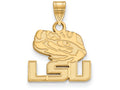 Logoart Sterling Silver Gp Louisiana State University Small Pendant