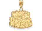 Logoart Sterling Silver Gp University Of Alabama Small Pendant