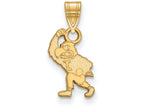 Logoart Sterling Silver Gp University Of Iowa Small Pendant