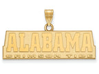 Logoart Sterling Silver Gp University Of Alabama Medium Pendant