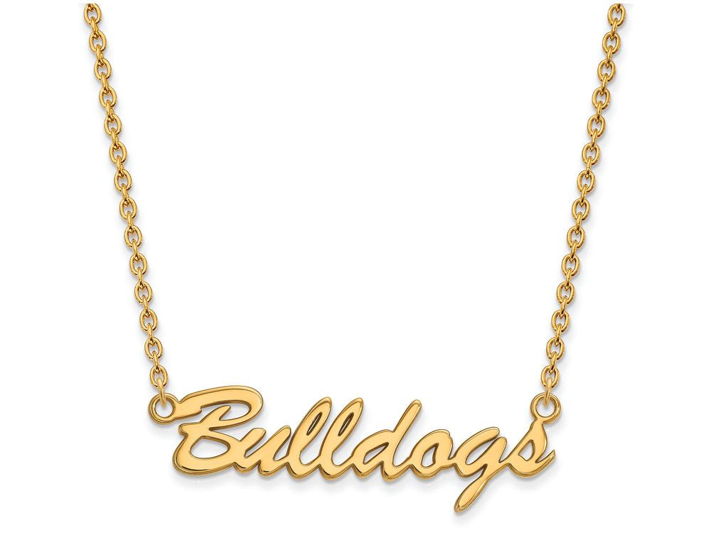 Logoart Sterling Silver Gp University Of Georgia Pendant Necklace