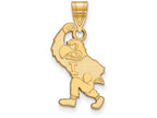 Logoart Sterling Silver Gp University Of Iowa Large Pendant