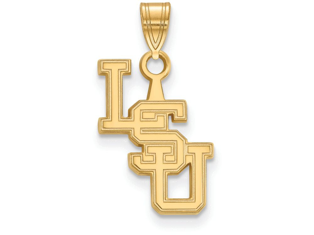 Logoart Sterling Silver Gp Louisiana State University Small Pendant