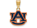 Logoart Sterling Silver Gp Auburn University Medium Enamel Pendant