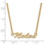 Logoart Sterling Silver Gp Florida State University Med Pendant Necklace