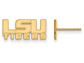 Logoart Sterling Silver Gp Louisiana State University Extra Small Post Earrings