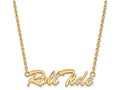 Logoart Sterling Silver Gp University Of Alabama Large Pend. Necklace