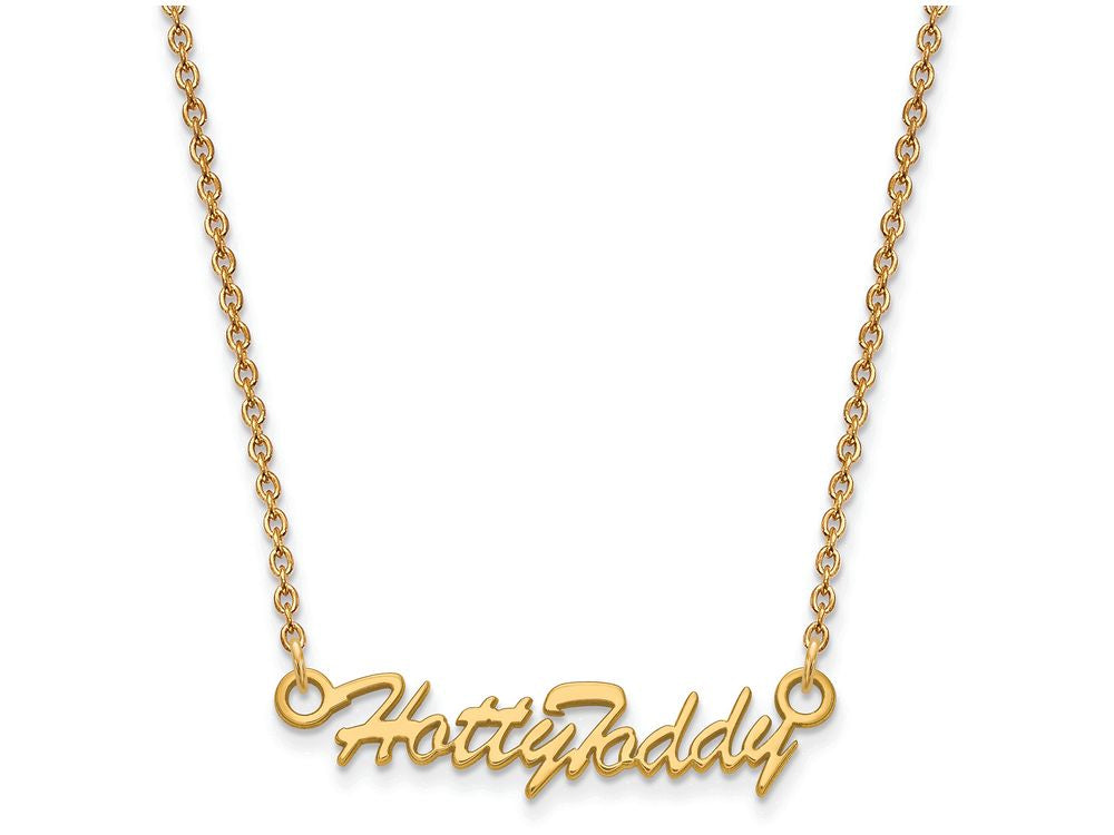 Logoart Sterling Silver Gp University Of Mississippi Small Pendant Necklace