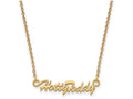Logoart Sterling Silver Gp University Of Mississippi Small Pendant Necklace