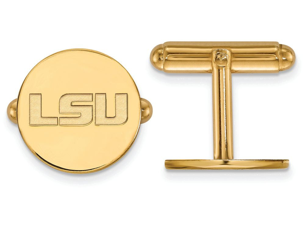 Logoart Sterling Silver Gp Louisiana State University Cuff Links