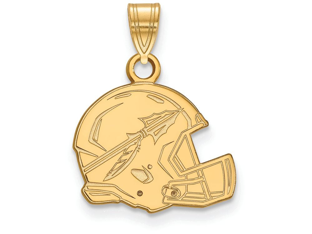 Logoart Sterling Silver Gp Florida State University Medium Pendant