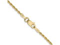 FJC Finejewelers 14 kt Yellow Gold Hand Made Bright Cut Rope Bracelet Lobster Clasp 5.5 Inches x 1.5 mm
