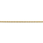 FJC Finejewelers 14 kt Yellow Gold Hand Made Rope Chain Lobster Clasp 36 Inches x 2.25 mm