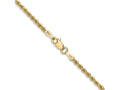 FJC Finejewelers 14 kt Yellow Gold Hand Made Rope Chain Lobster Clasp 36 Inches x 2.25 mm