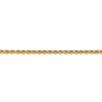 FJC Finejewelers 14 kt Yellow Gold Hand Made Rope Chain Lobster Clasp 36 Inches x 2.75 mm