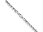 FJC Finejewelers 14 kt White Gold Bright Cut Rope with Lobster Clasp Chain Bracelet 8 Inches x 4.25 mm