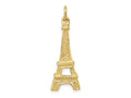 FJC Finejewelers 10 kt Yellow Gold Themed Eiffel Tower Charm