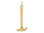FJC Finejewelers 10 kt Yellow Gold Themed Hammer Charm 30 mm x 15 mm