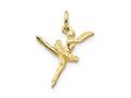 FJC Finejewelers 10 kt Yellow Gold Themed Ballerina Charm 20 mm x 15 mm