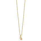 FJC Finejewelers 10 kt Tri Color Gold  10K Tri-color w/14K Gold-filled Chain Black Hills Gold Necklace