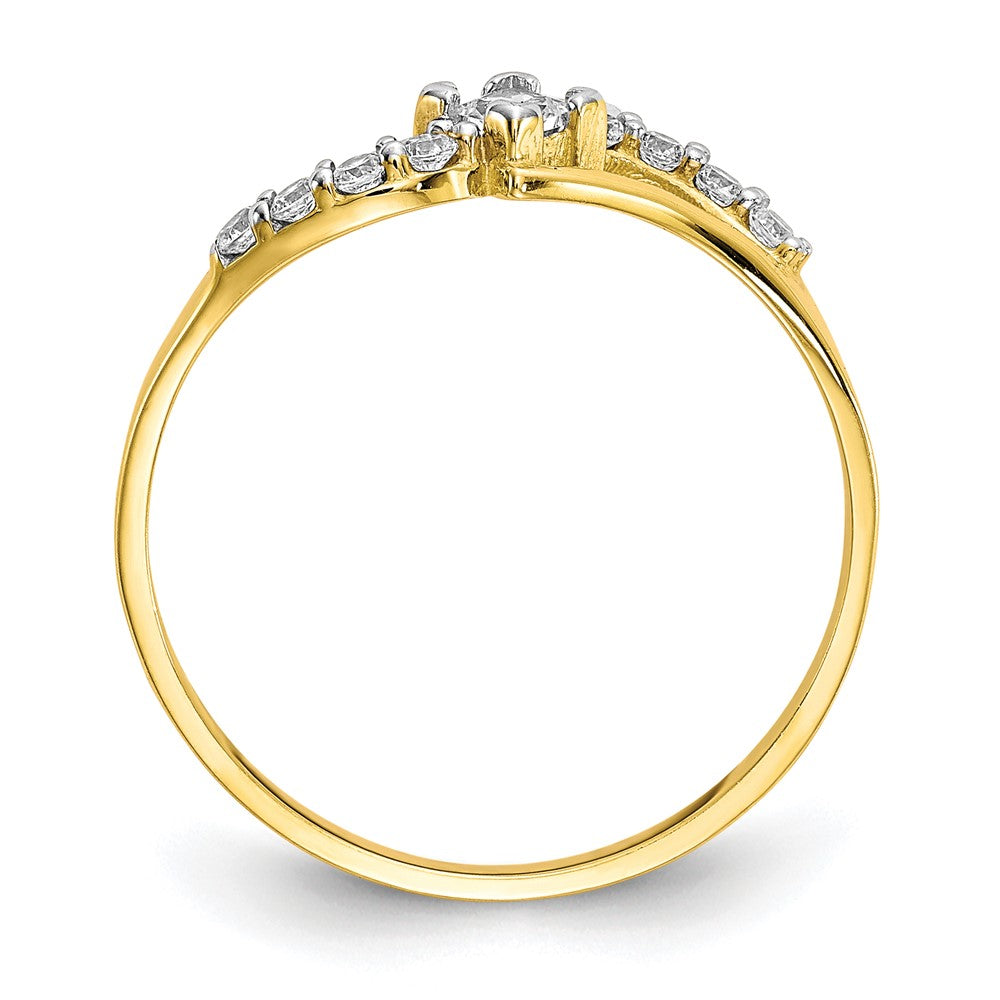 FJC Finejewelers 10 kt Yellow Gold CZ Ring